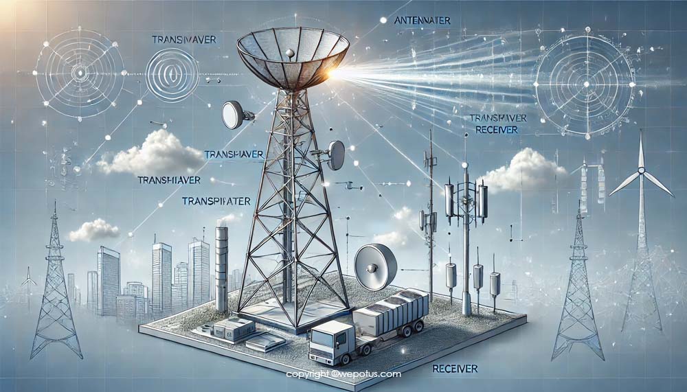 Komponen Utama dari Microwave Link