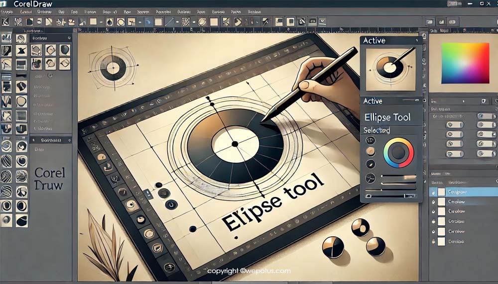 Elipse Tool Berfungsi Untuk Apa? Definisi & Cara Menggunakannya
