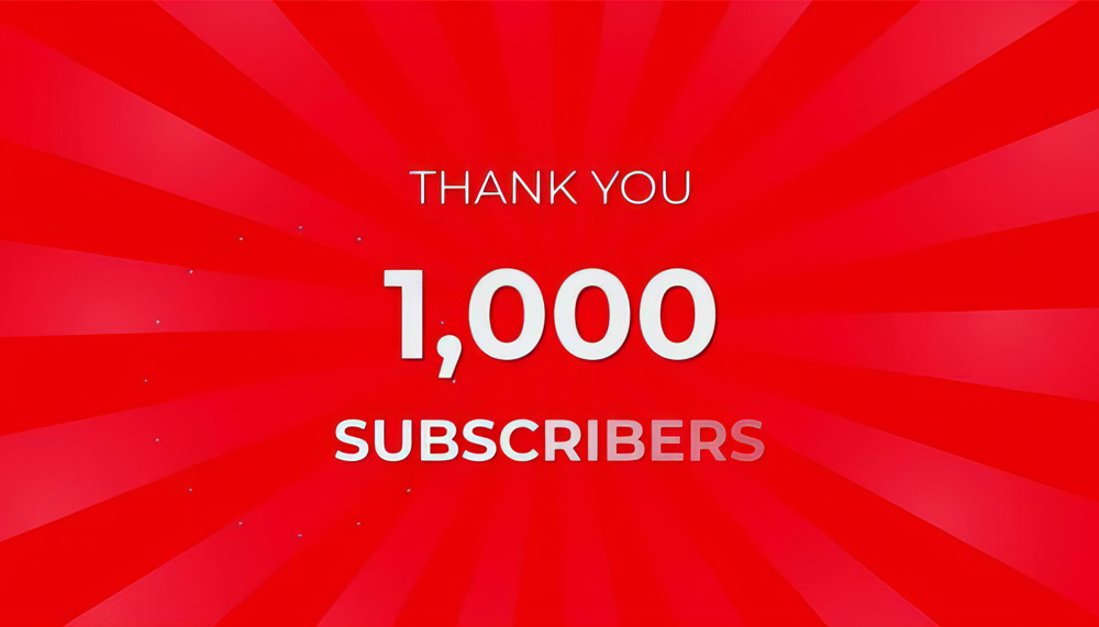 Cara Mendapatkan 1000 Subscriber YouTube Kurang dari 1 Bulan