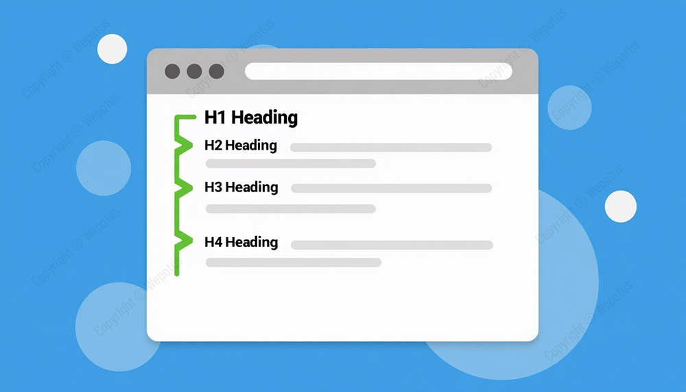 struktur heading seo on page
